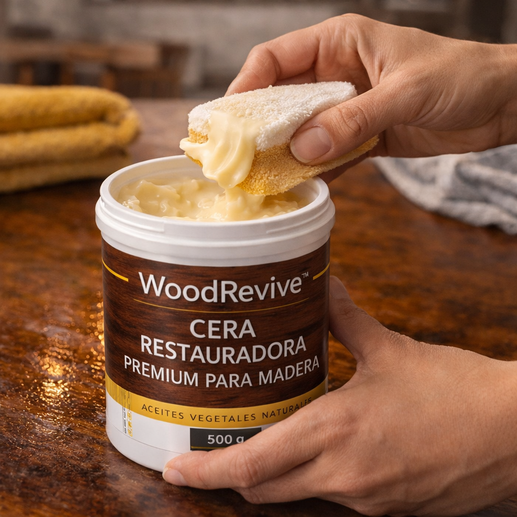 Cera restauradora premium de madera WoodRevive™