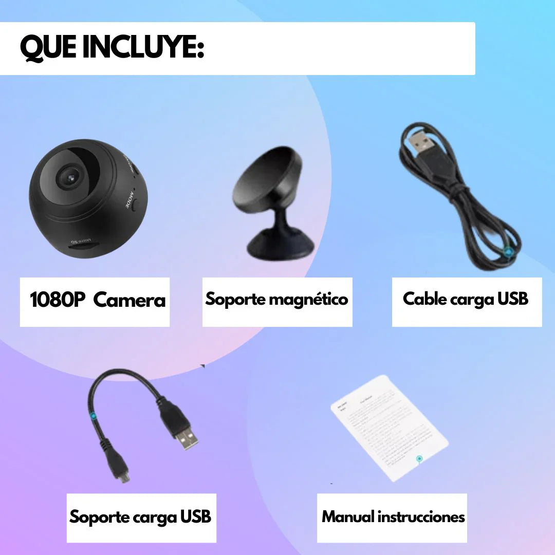 Mini Camara de vigilancia HD con Wifi