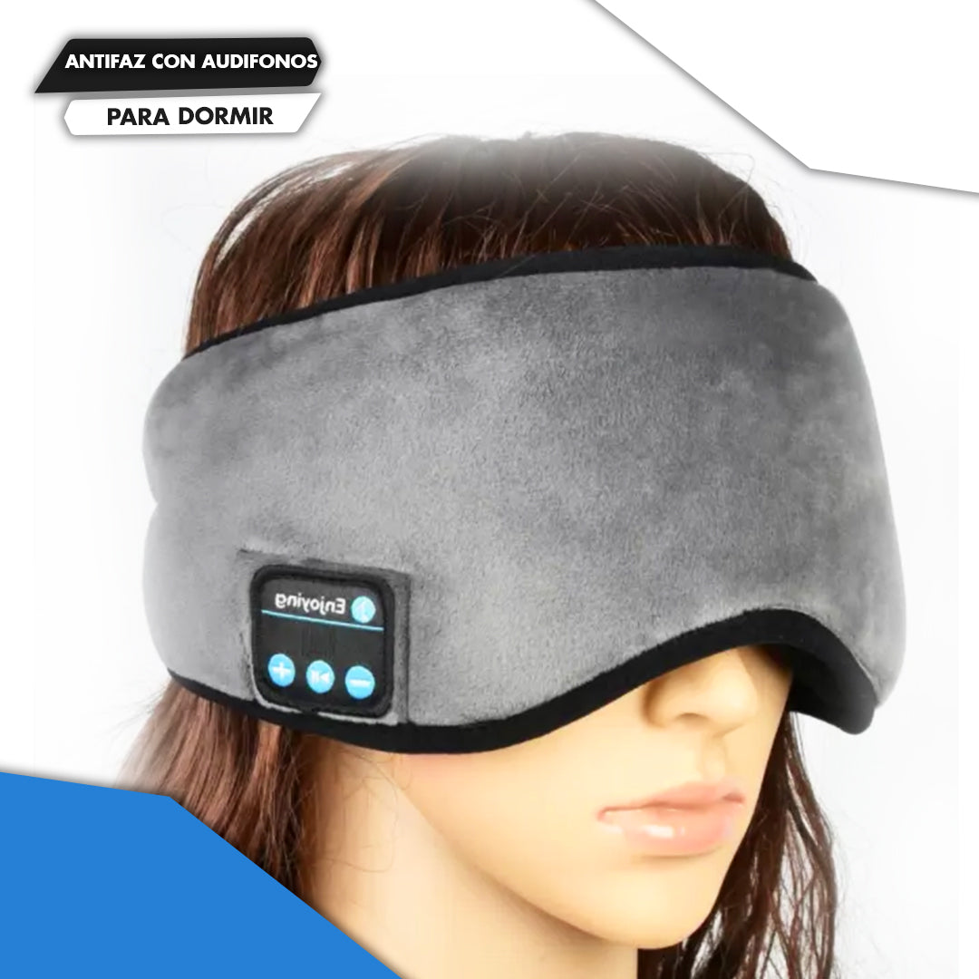 Antifaz con audífonos para dormir
