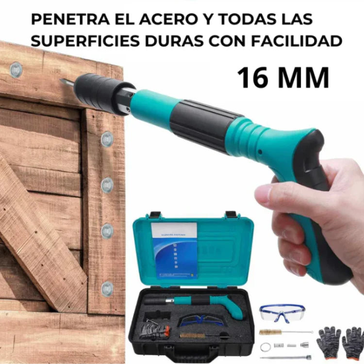 🔧 Pistola de Clavos Portátil – ¡Repara, instala y fija todo en segundos! 💥