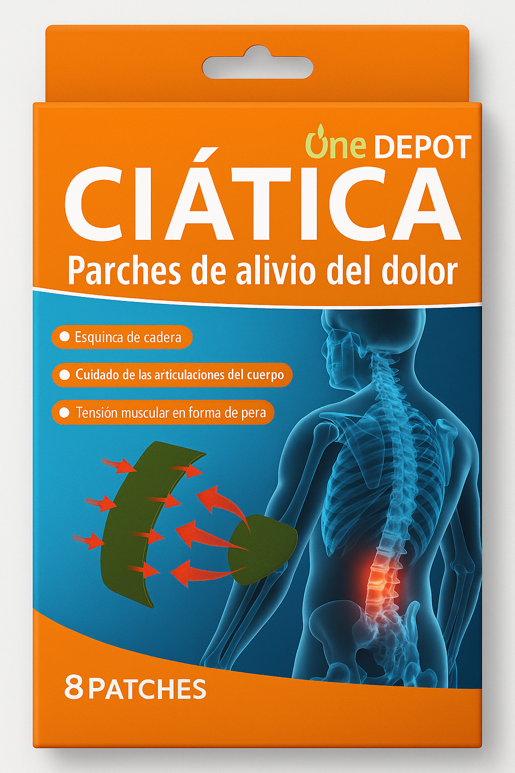 🩹 Parches Alivio Dolor Ciática – Adiós al dolor, hola al alivio inmediato