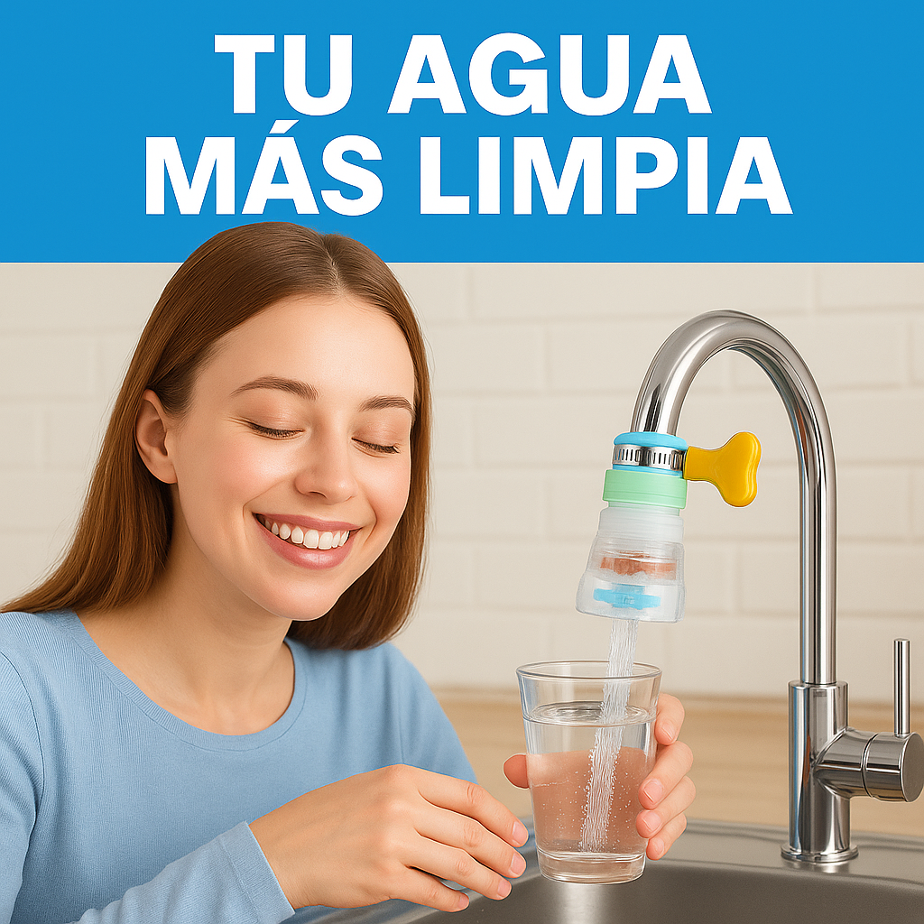 🚰 Filtro Purificador – Agua más limpia al instante (2x1)