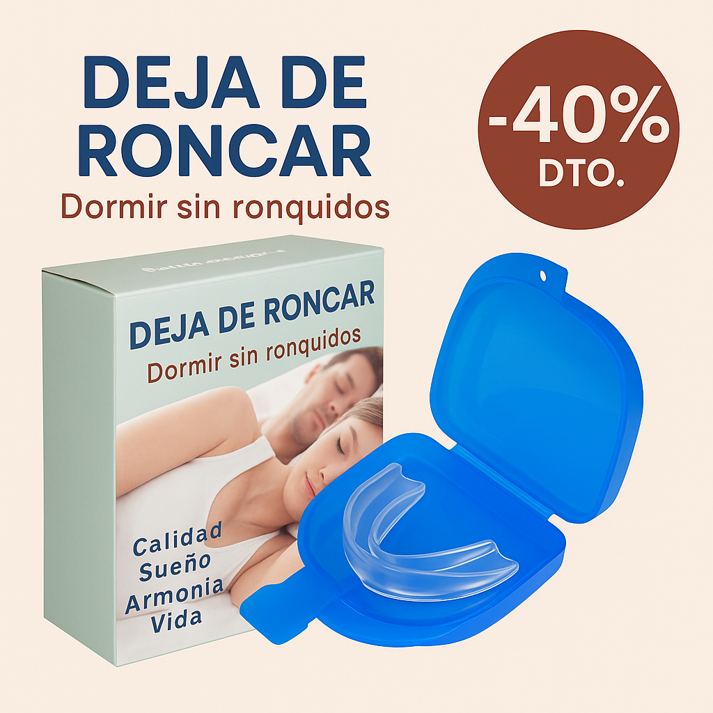 😴 Placa Anti Bruxismo, Apnea y Ronquido – Duerme Mejor y Protege tu Salud