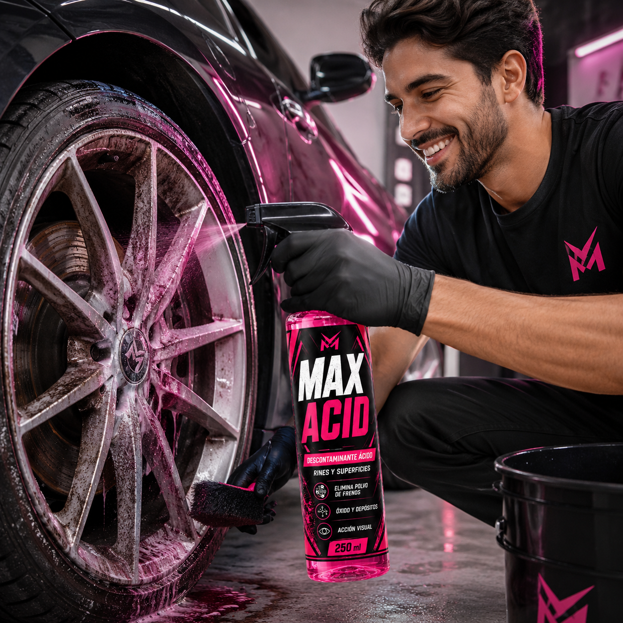 MAX ACID - Descontaminante ácido de acción profesional