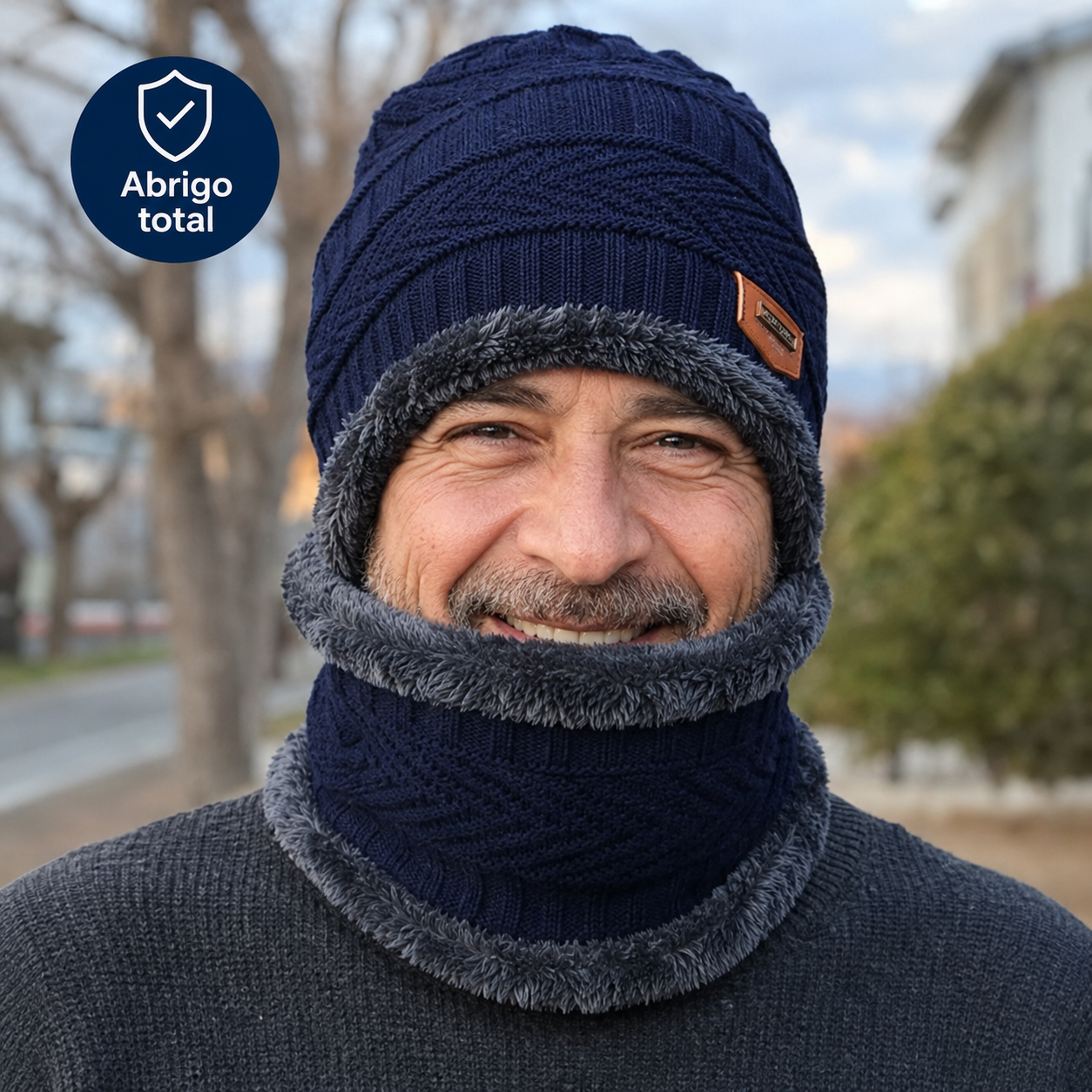 MAX POLAR (Promoción 2x1) - Gorro con cuello de polar