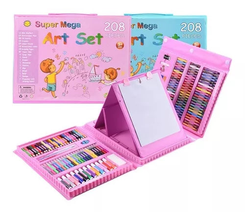 Set de Arte Maleta con 208 Piezas - El regalo perfecto para estimular su creatividad