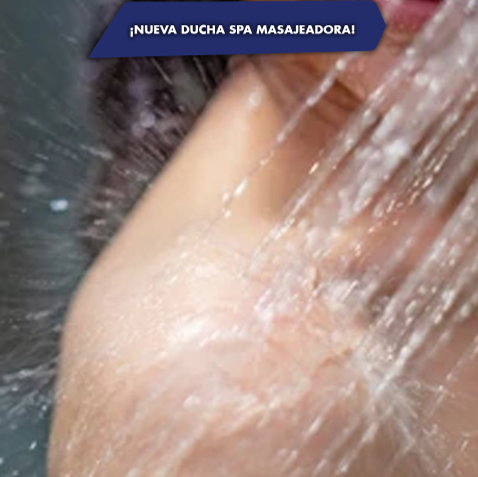 Ducha spa masajeadora alta presión