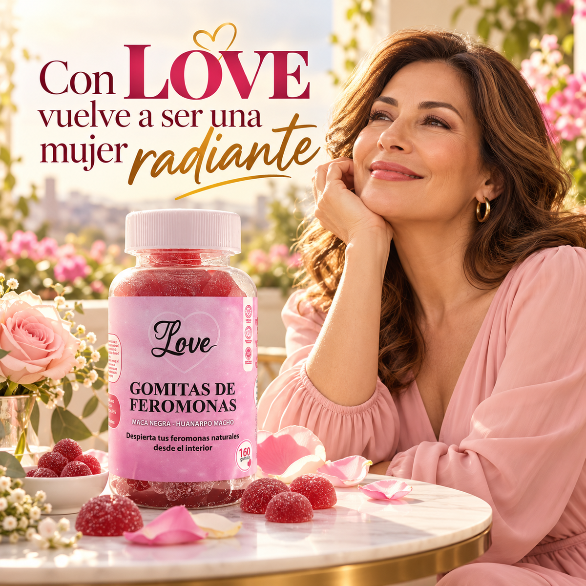 💗 LOVE® – Gomitas de Feromonas | Despierta tu Magnetismo Natural ✨ 40% OFF
