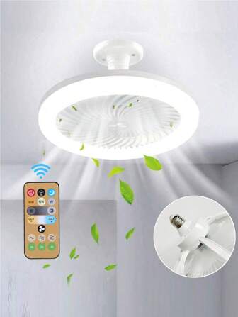 Ventilador de Techo con luz LED 3 en 1