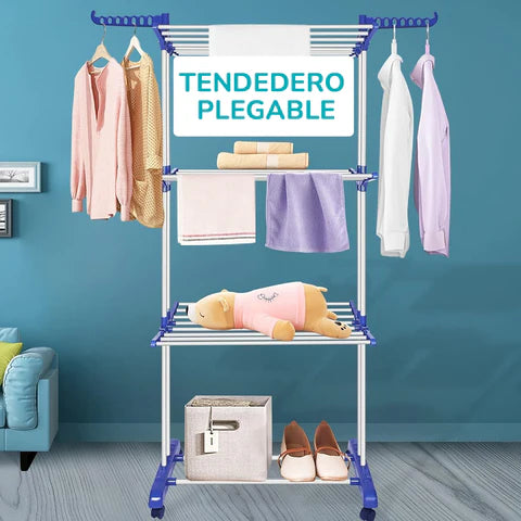 Tendedero de ropa 3 niveles