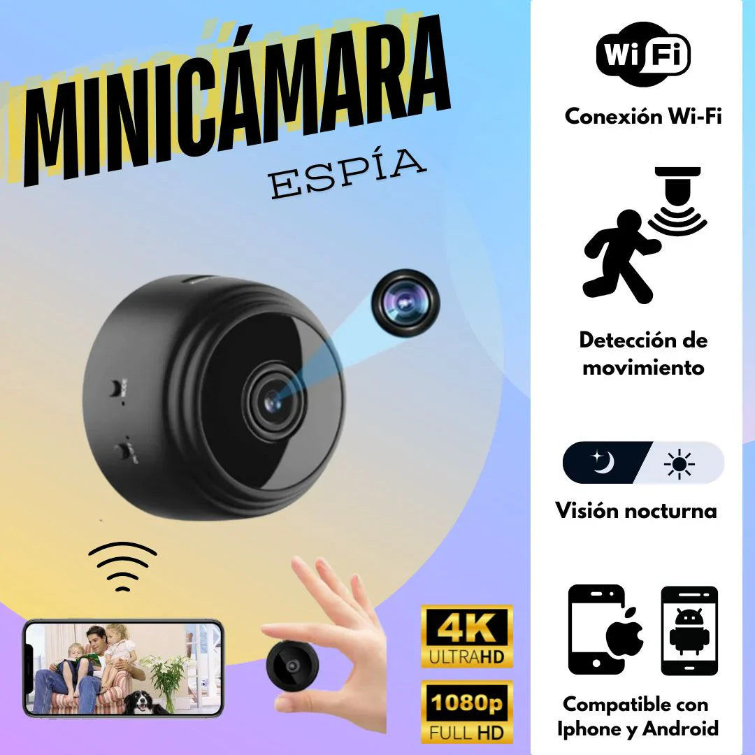 Mini Camara de vigilancia HD con Wifi
