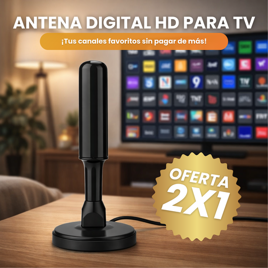Antena TV Digital HD UltraClear - ¡No pagues cable nunca más!
