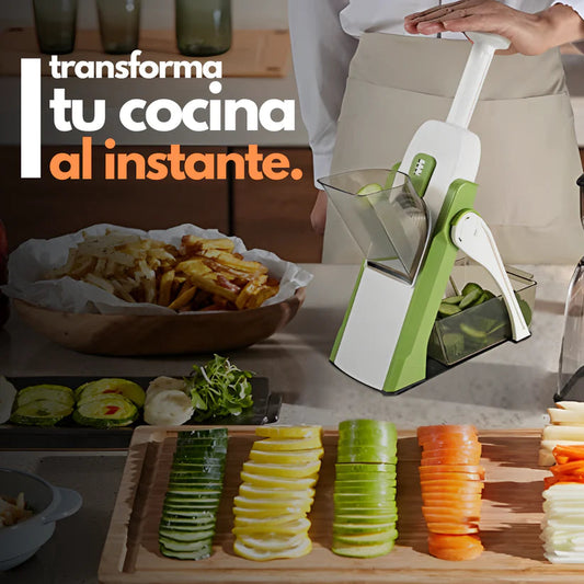 Cortador rallador de frutas y verduras