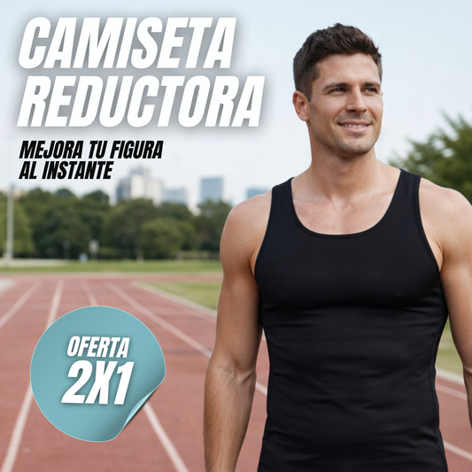 Camiseta reductora para hombre 2x1 – Reduce tu cintura al instante