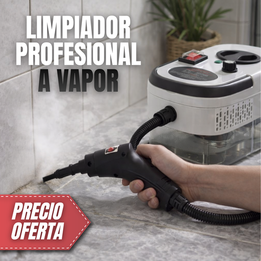 Limpiador profesional a vapor - No más químicos