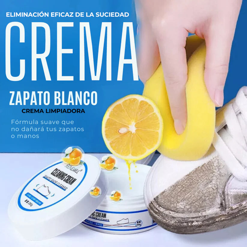 👟 Crema Limpiadora de Zapatillas Blancas – Zapatillas como nuevas en segundos