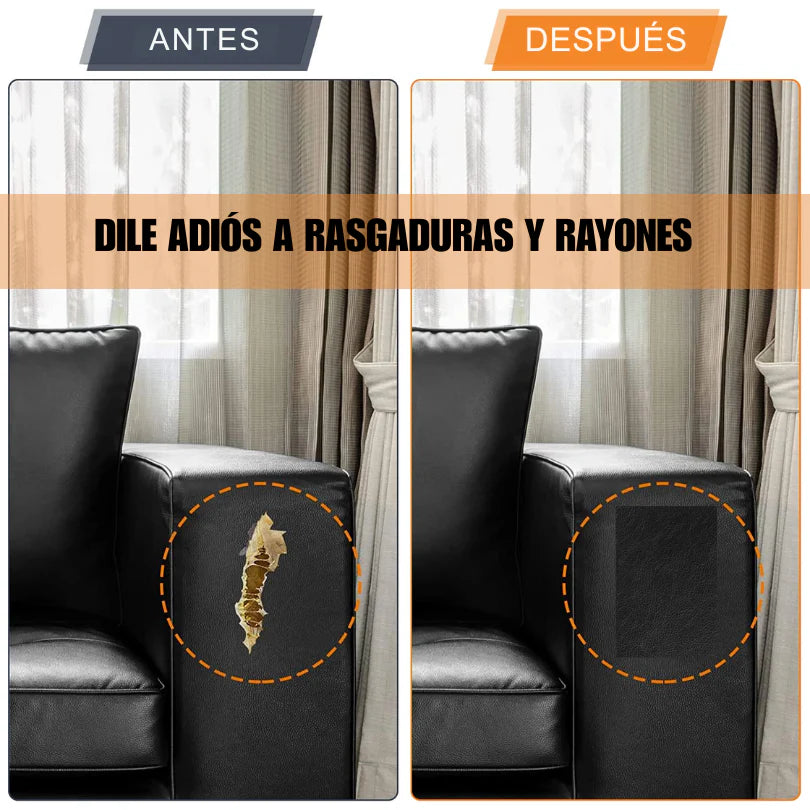 🛠️ Cuero Adhesivo Reparador 2x1 – Arregla tus muebles al instante