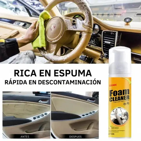 🧽 Foam Cleaner – Espuma Limpiadora Multipropósito 2x1 para Hogar y Auto