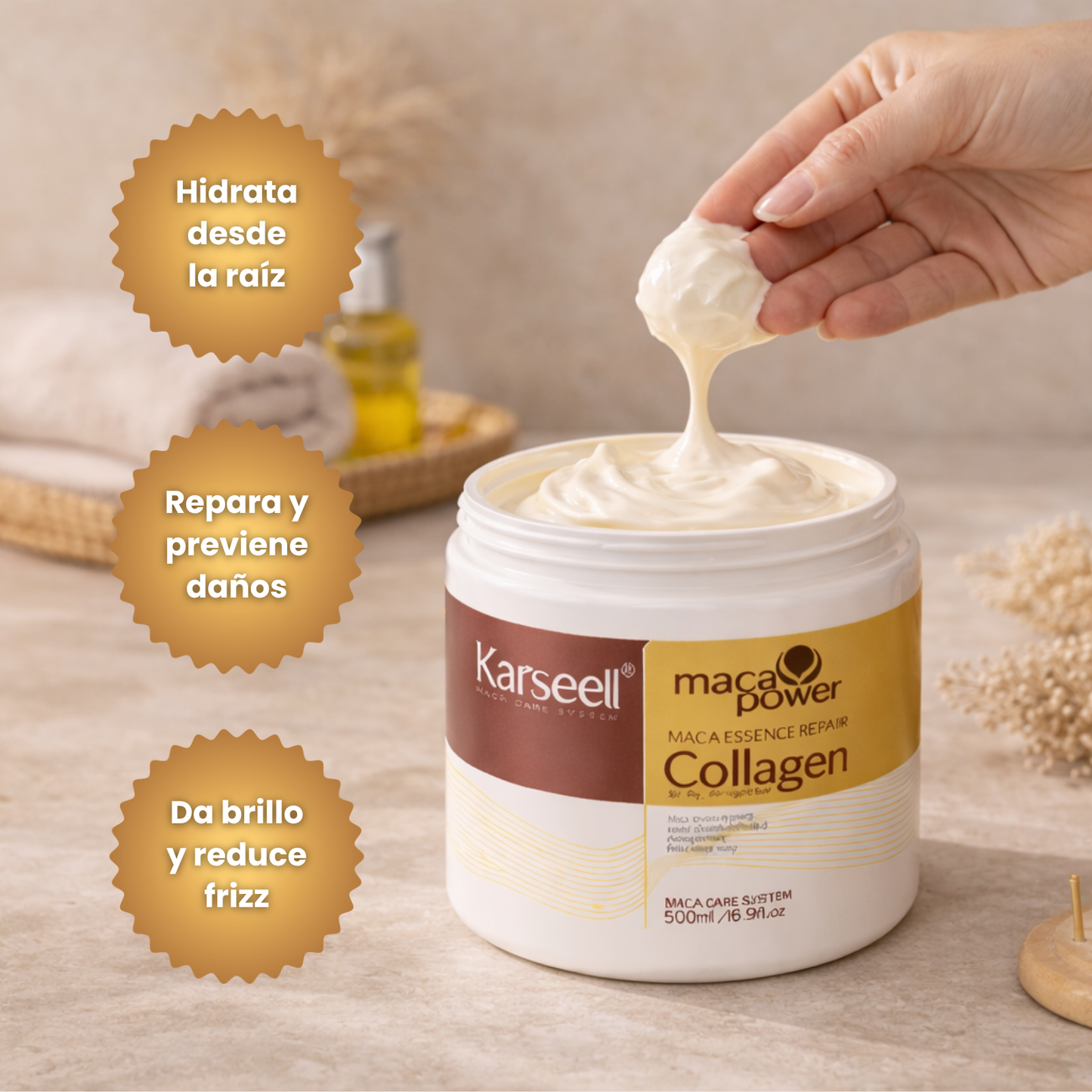 Mascarilla Capilar Con Colágeno (400g) - Promoción 2x1