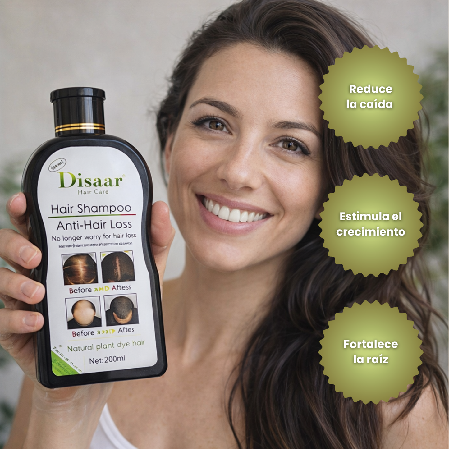 Shampoo Anticaida 2x1 - Detén la caída del cabello desde el primer lavado