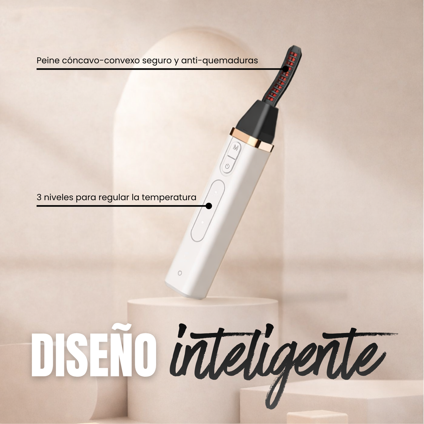 Encrespador de pestañas eléctrico – Mirada impactante en segundos