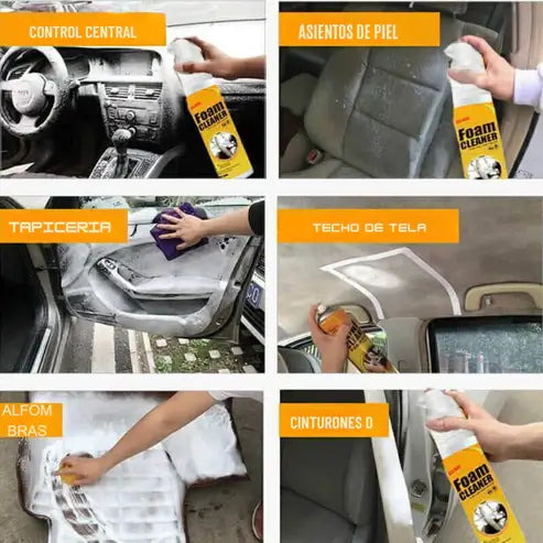 🧽 Foam Cleaner – Espuma Limpiadora Multipropósito 2x1 para Hogar y Auto