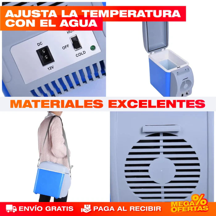Refrigerador cooler portátil - Ideal para el auto y viajes