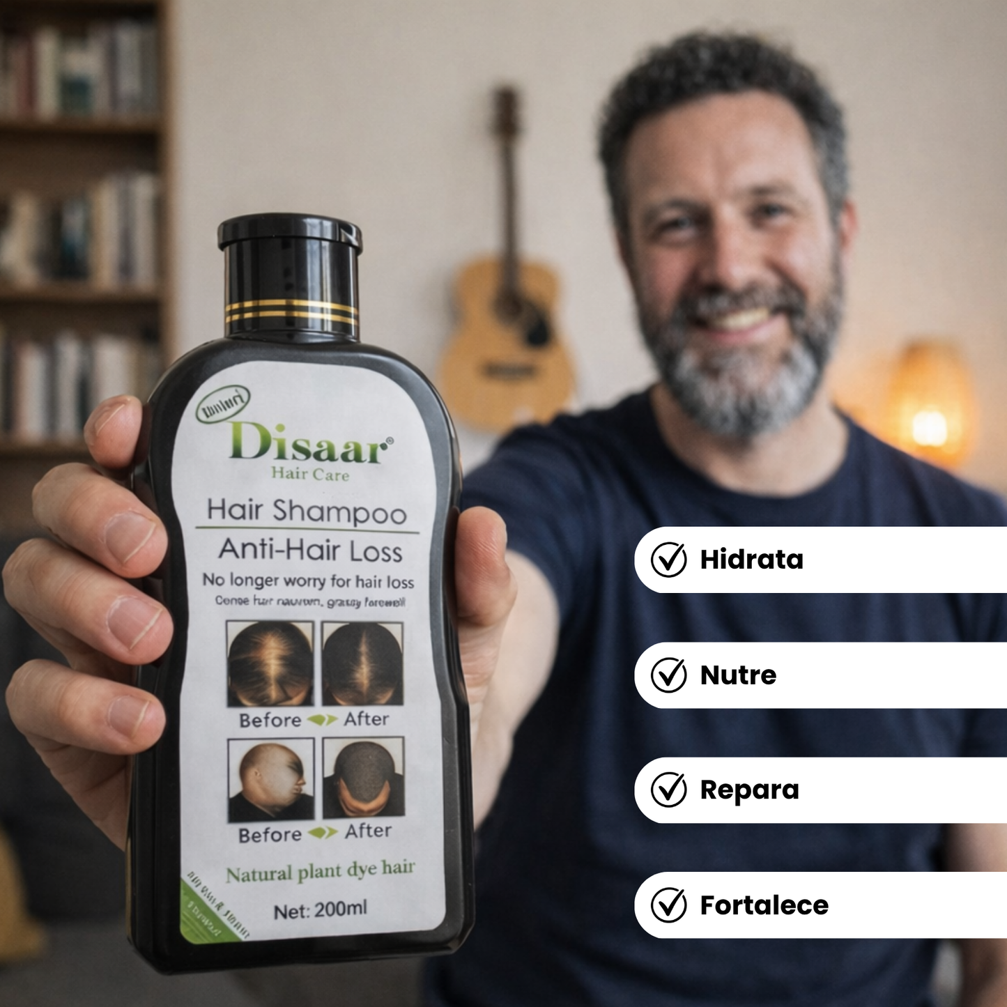 Shampoo Anticaida 2x1 - Detén la caída del cabello desde el primer lavado