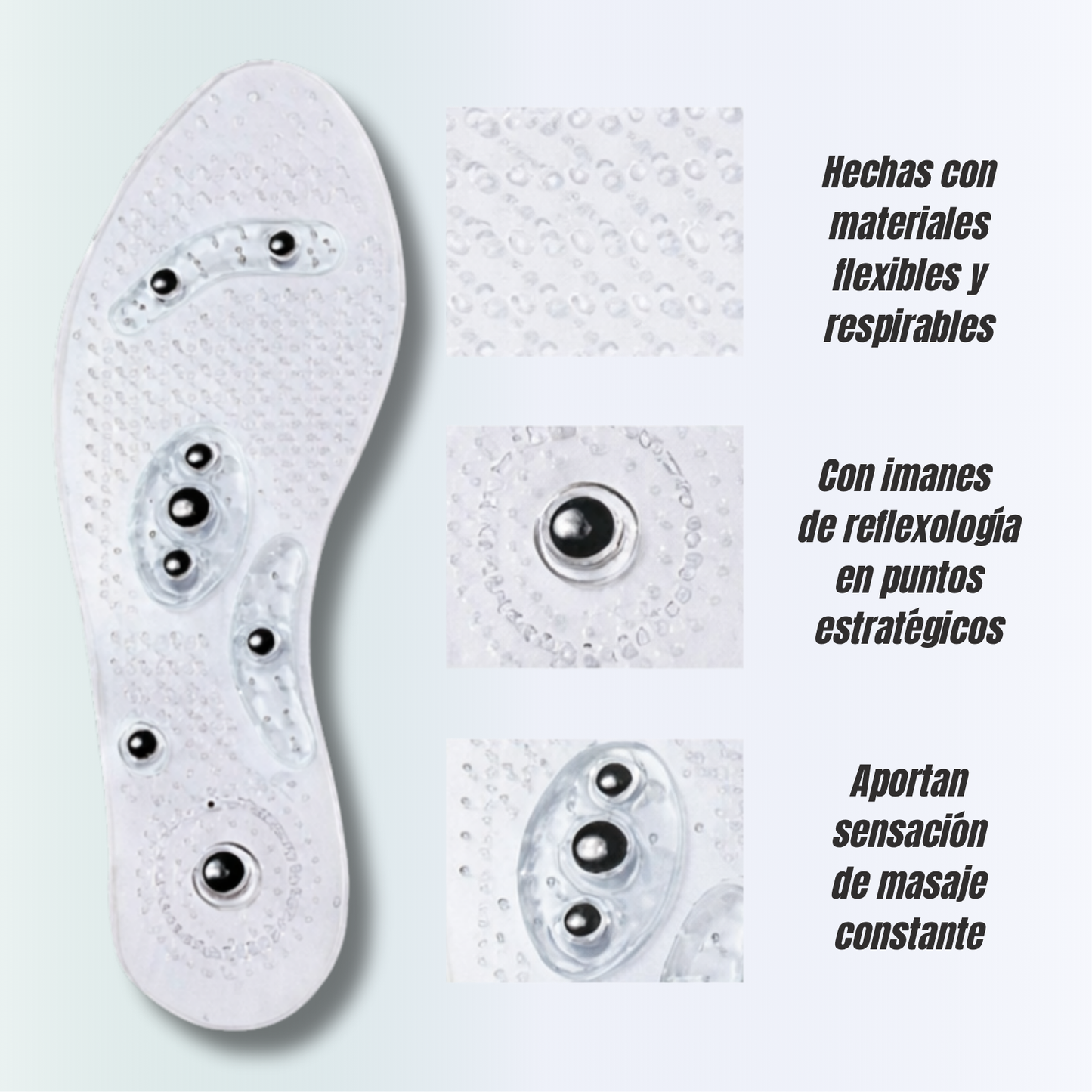 Plantillas biomagnéticas ajustables - Paso a paso hacia tu bienestar