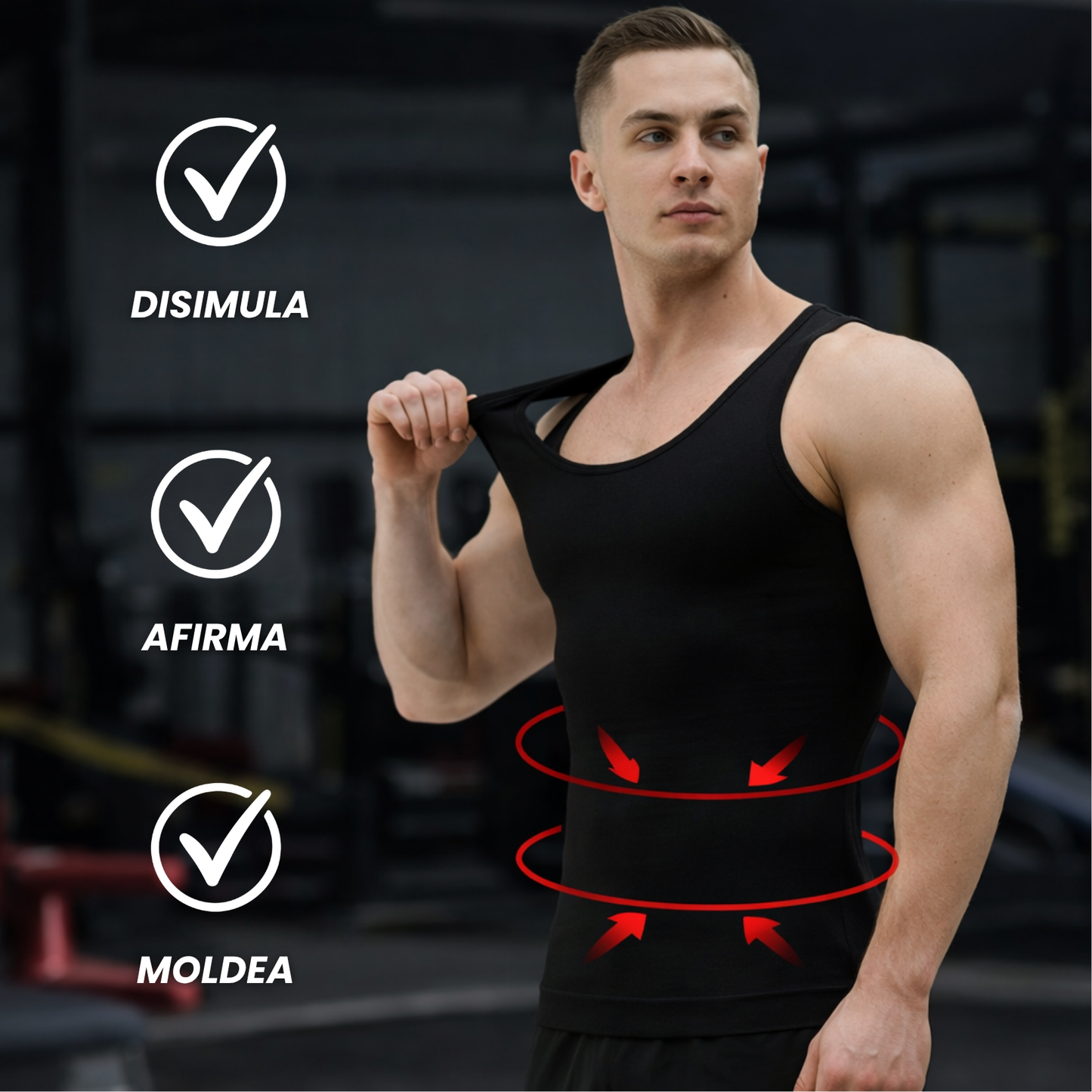 Camiseta reductora para hombre 2x1 – Reduce tu cintura al instante