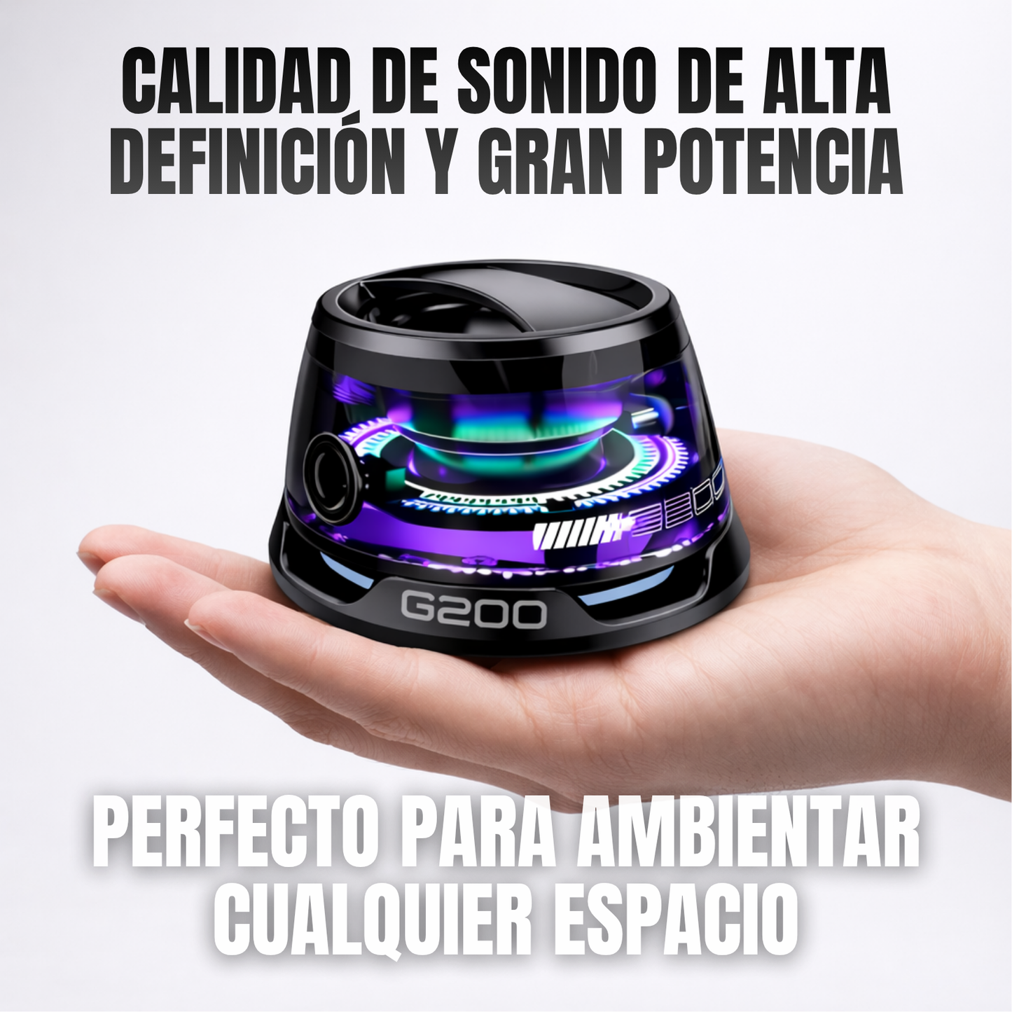 Parlante mágnetico portátil - Música donde estés, se pega donde quieras - PROMO 2x1