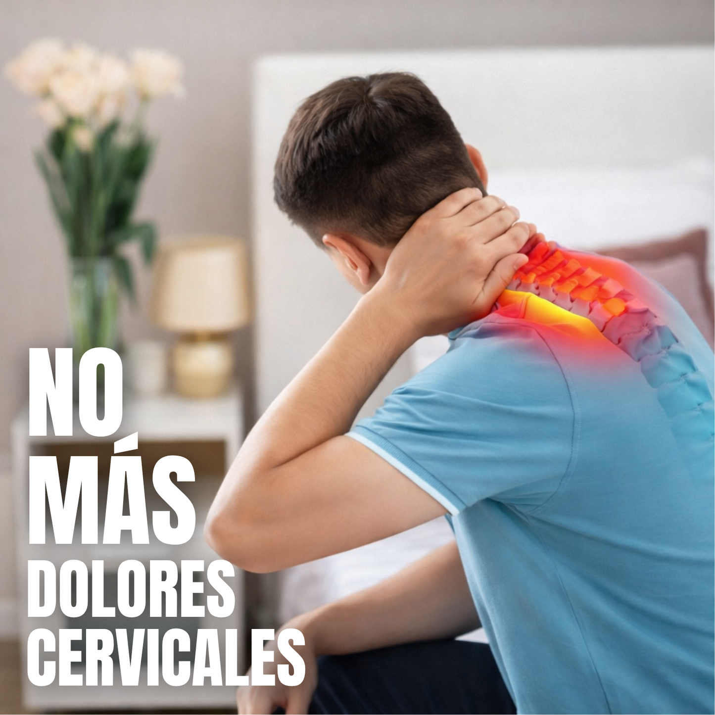 Collar inflable de tracción cervical - Alivia la tensión del cuello en minutos desde tu casa