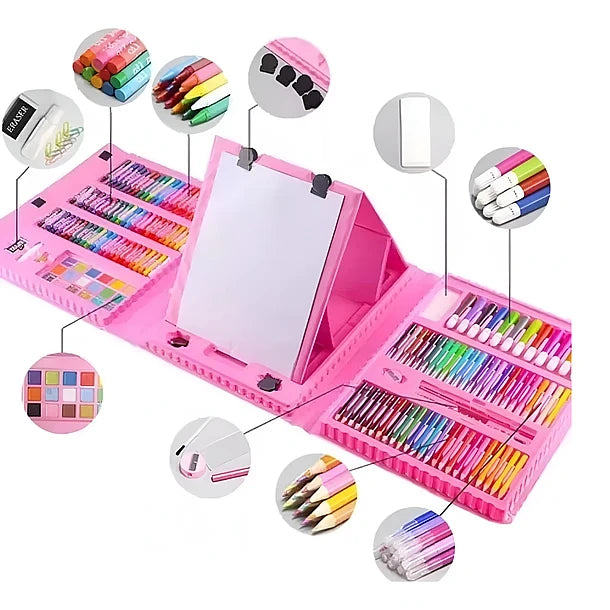 Set de Arte Maleta con 208 Piezas