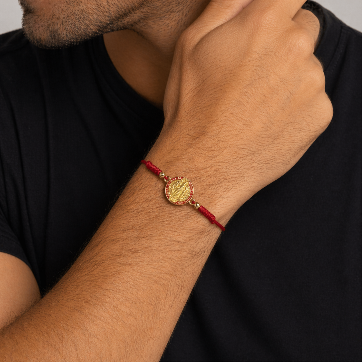 Pulsera roja de protección San Benito OFERTA 2X1 - Amuleto de protección espiritual