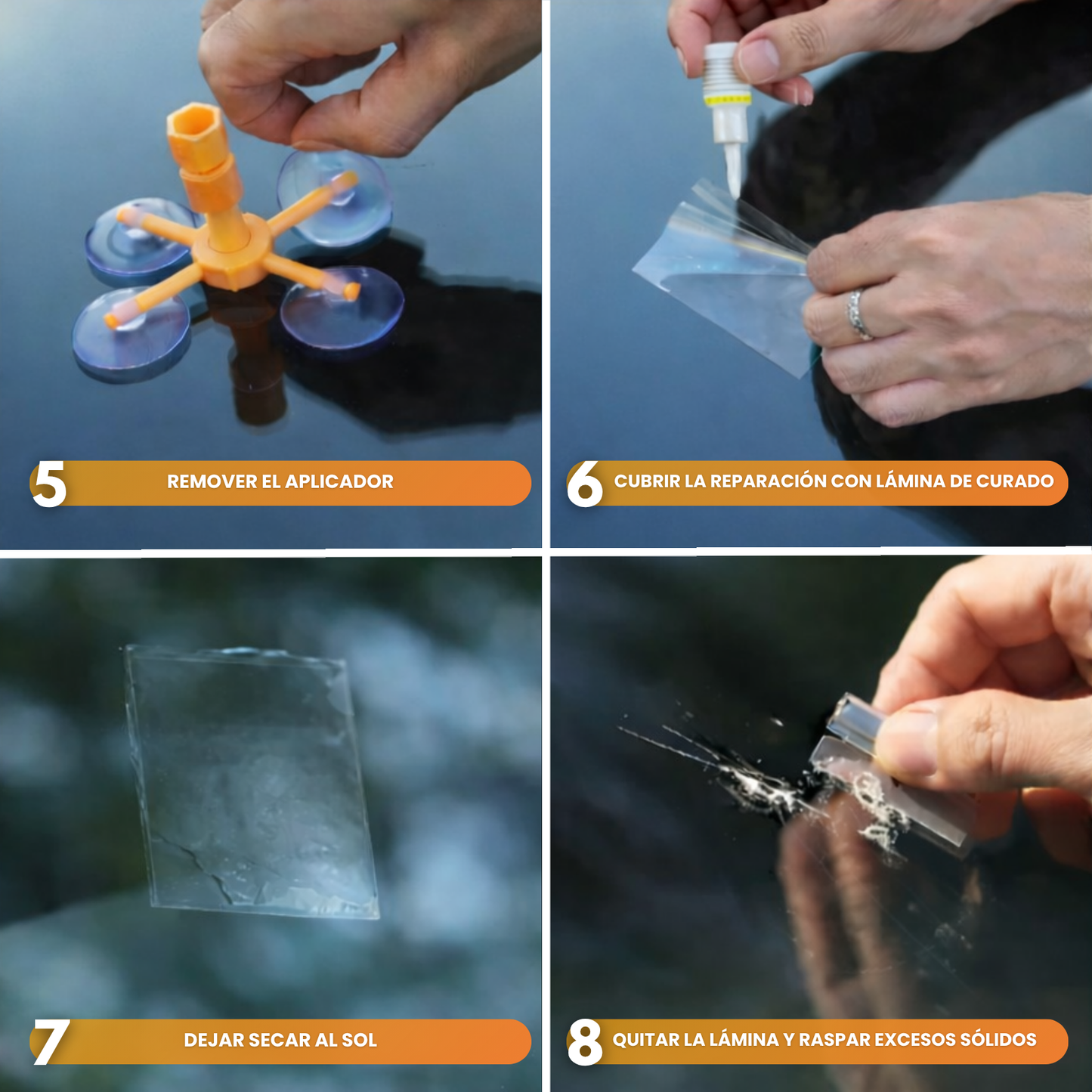 Kit Reparador de Vidrios y Parabrisas