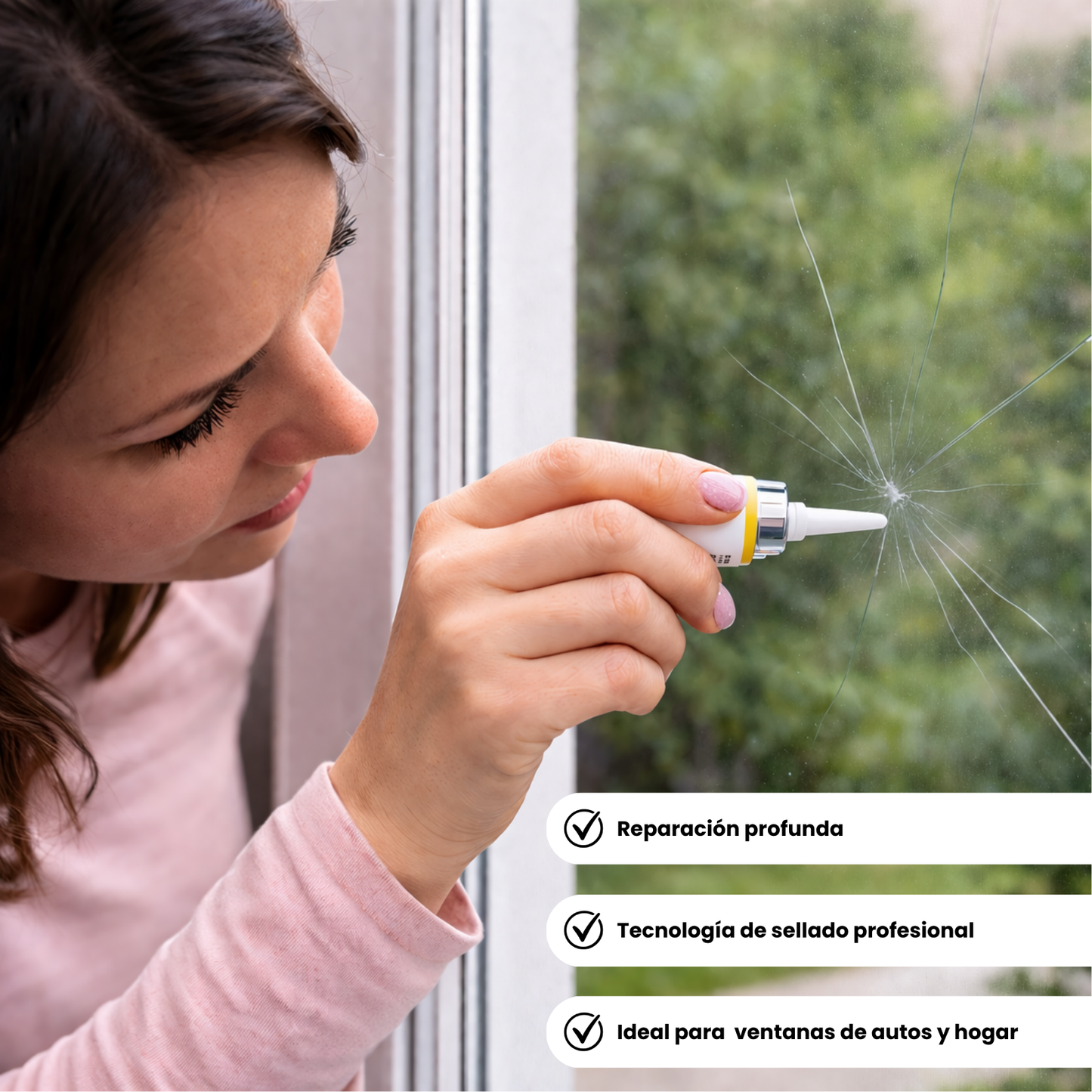 Kit Reparador de Vidrios y Parabrisas