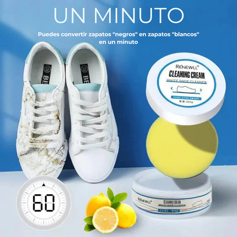 👟 Crema Limpiadora de Zapatillas Blancas – Zapatillas como nuevas en segundos