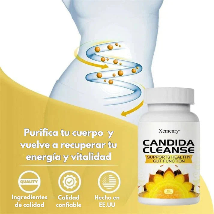 🌱 CANDIDA CLEANSE – Limpieza Natural y Equilibrio Intestinal 🧼✨