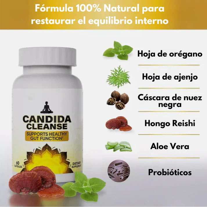 🌱 CANDIDA CLEANSE – Limpieza Natural y Equilibrio Intestinal 🧼✨