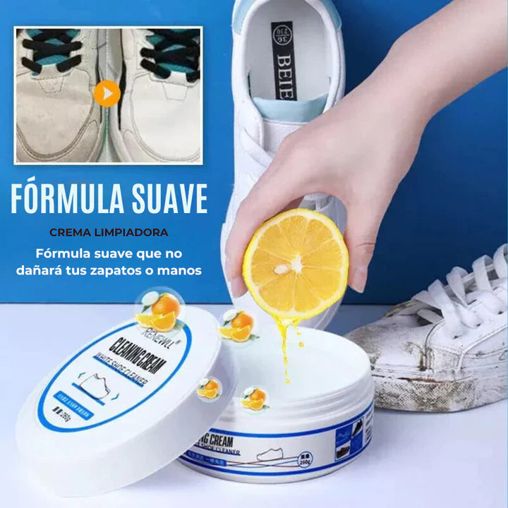 👟 Crema Limpiadora de Zapatillas Blancas – Zapatillas como nuevas en segundos