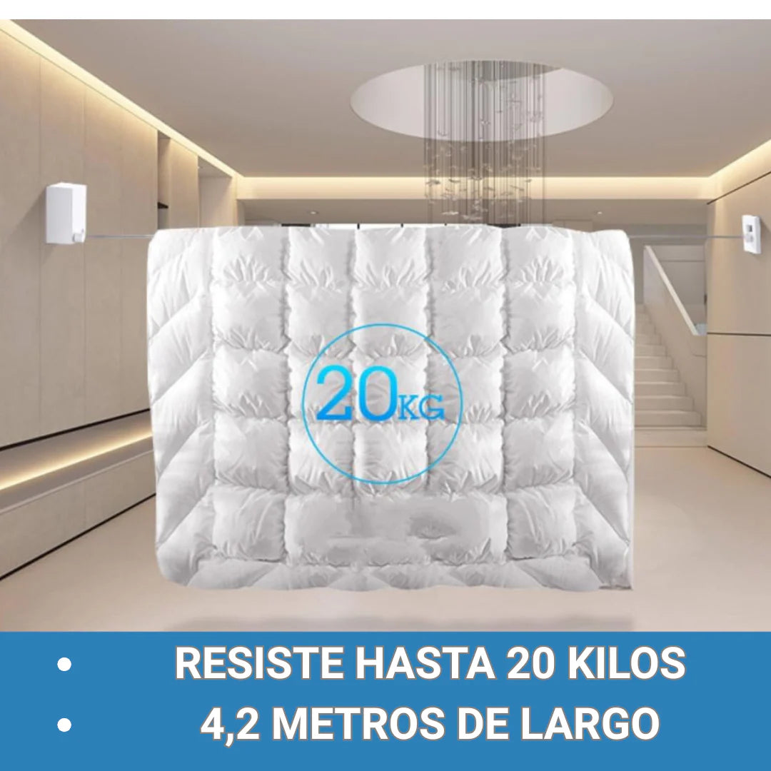 🧺 Tendedero Retráctil Extensible – Ahorra Espacio y Gana Comodidad