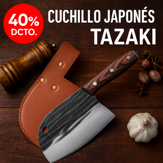 🔪 Cuchillo Japonés Tazaki – Corte Preciso y Estilo Profesional