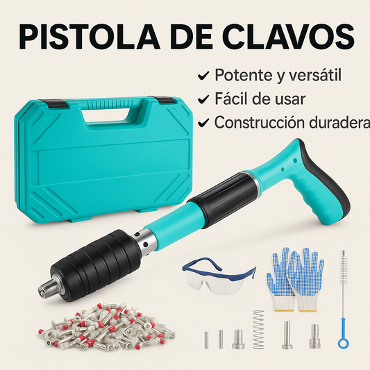 🔧 Pistola de Clavos Portátil – ¡Repara, instala y fija todo en segundos! 💥