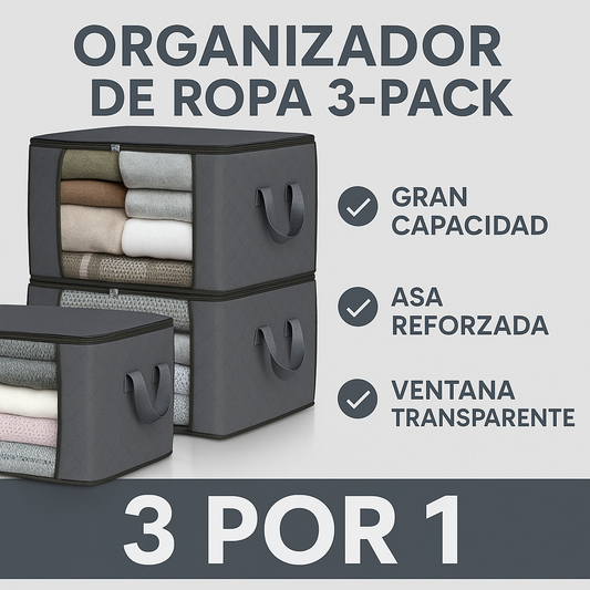 🧺 Organizadores de Ropa – Pack 3x1 para ordenar sin esfuerzo