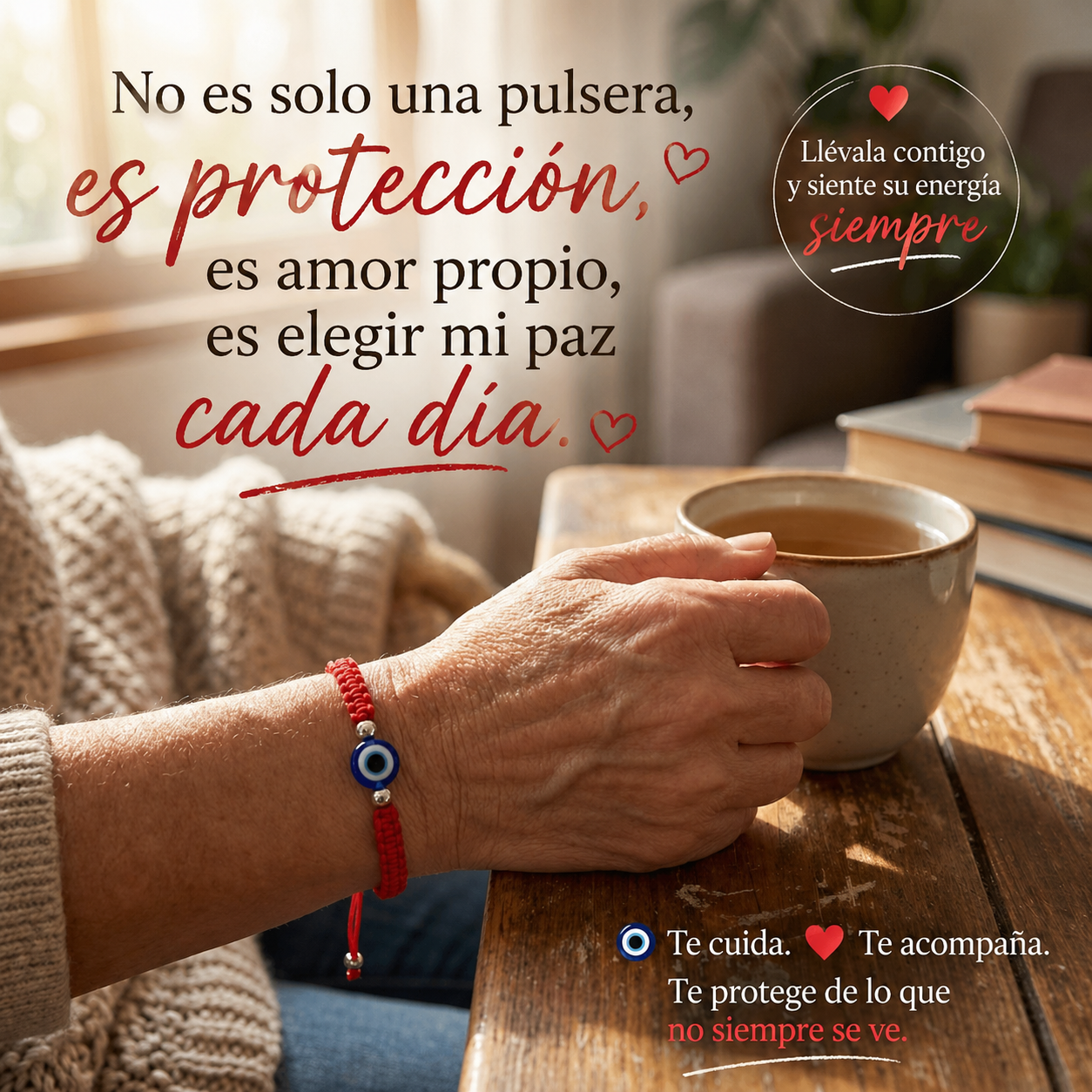 Pulsera roja ojo turco (Promoción 2x1) - Protección contra el mal de ojos