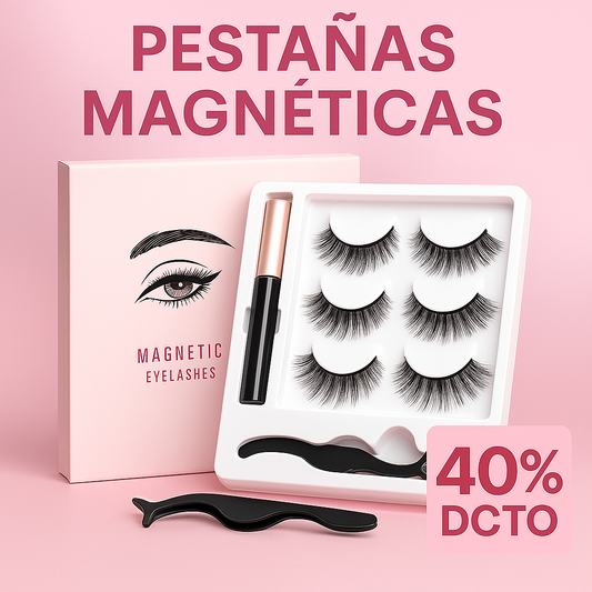 ✨ Pestañas Magnéticas con Delineador ✨ – Luce una mirada impactante sin complicaciones