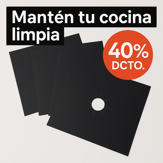 🔥 Protector de Cocina – Pack de 4 Unidades para Mantener tu Cocina Impecable