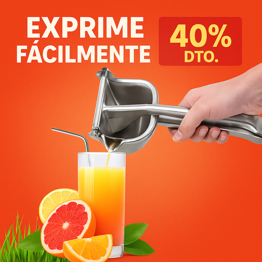 🍊 Exprimidor Metálico de Frutas – Jugo natural fácil y rápido