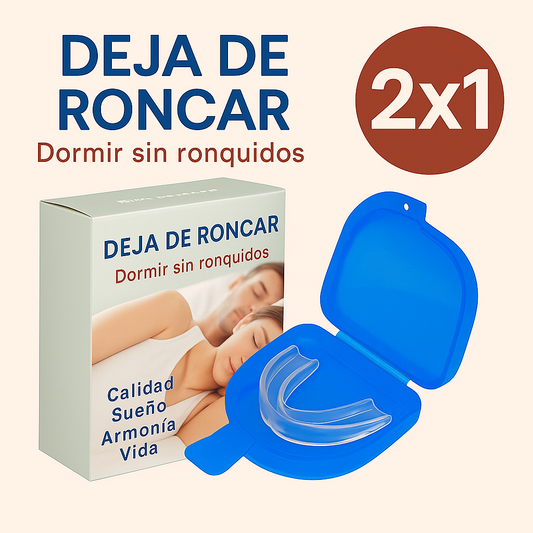 😴 Placa Anti Bruxismo, Apnea y Ronquido 2x1 – Duerme Mejor y Protege tu Salud
