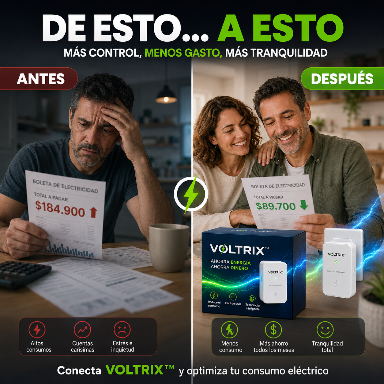 VOLTRIX™ | Ahorrador Inteligente de Energía – Ahorra en tu Cuenta de Luz ⚡